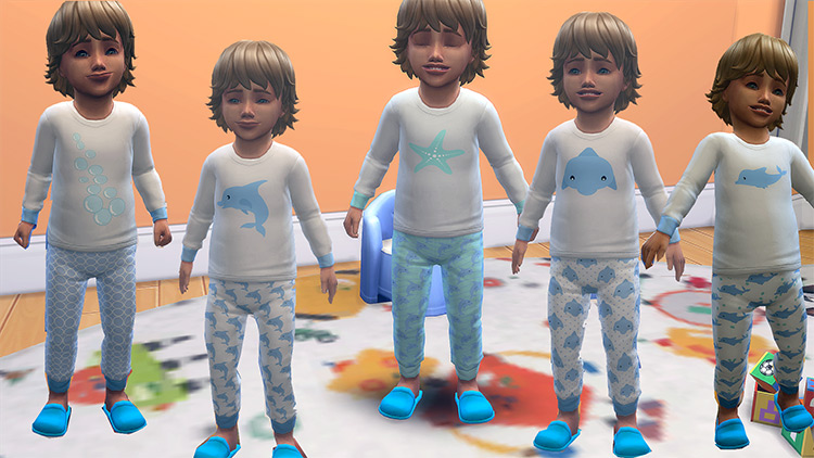 Under The Sea Pyjamas / Sims 4 CC