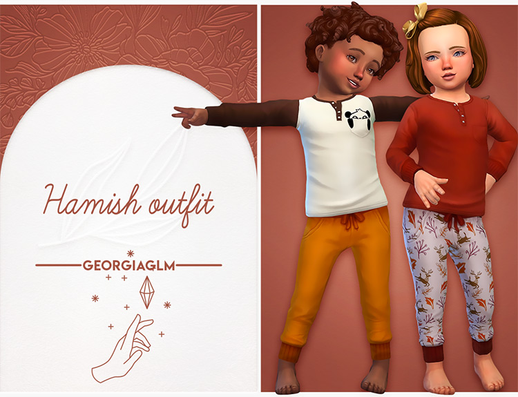 Best Toddler Pajamas   Sleepwear CC For The Sims 4   FandomSpot - 14