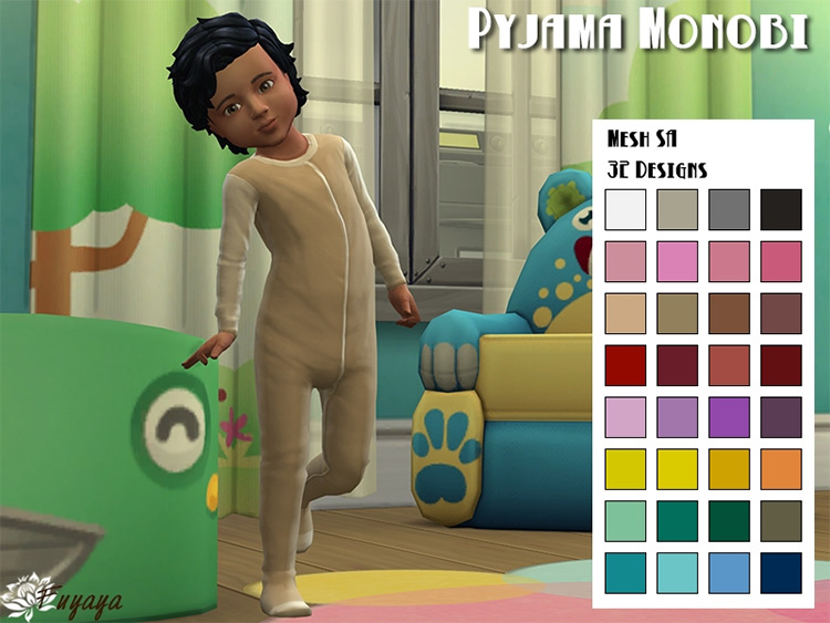 Best Toddler Pajamas   Sleepwear CC For The Sims 4   FandomSpot - 6