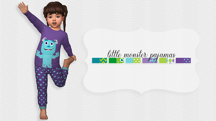 Best Toddler Pajamas   Sleepwear CC For The Sims 4   FandomSpot - 11