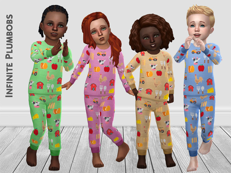 Best Toddler Pajamas & Sleepwear CC For The Sims 4 – FandomSpot