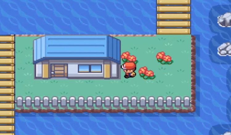 Home of Fishing Guru’s Younger Brother with the Super Rod / Pokemon FRLG