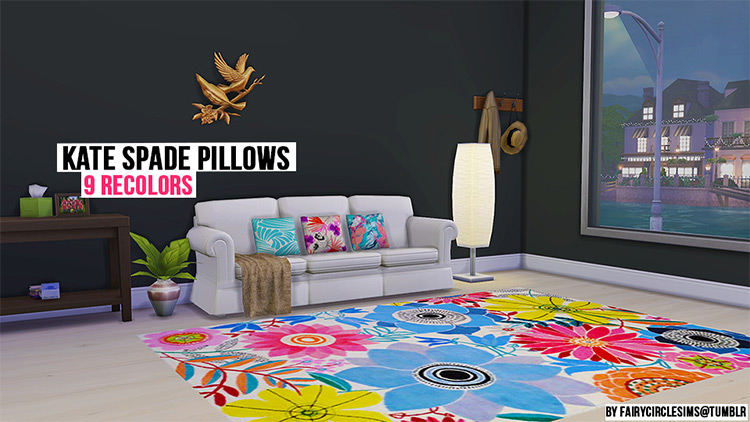 Kate Spade Pillows / Sims 4 CC
