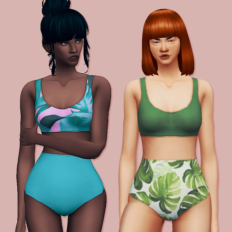 Coco Swimsuit / Sims 4 CC