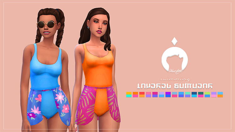Layered Swimwear v1 / Sims 4 CC