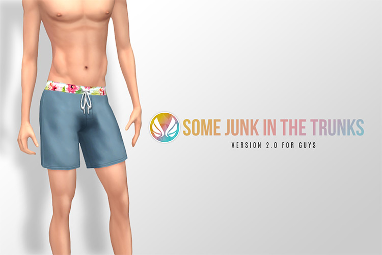 Some Junk in the Trunks and Surfs Up! Boardshorts / Sims 4 CC