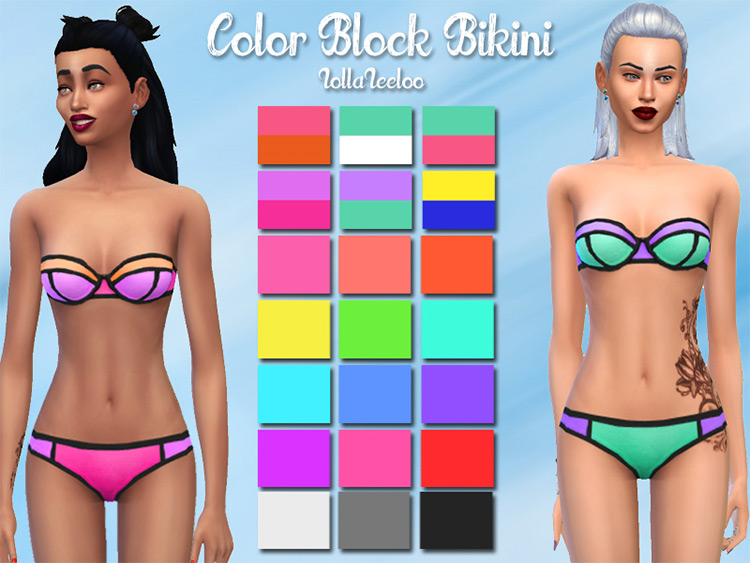 Sims 4 CC  Maxis Match Bikinis   Swimwear  Girls   Guys    FandomSpot - 66