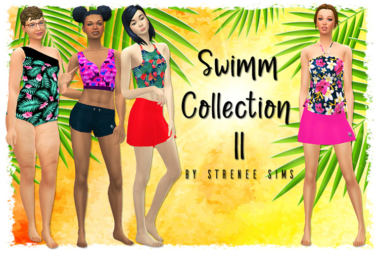 Sims 4 CC  Maxis Match Bikinis   Swimwear  Girls   Guys    FandomSpot - 73