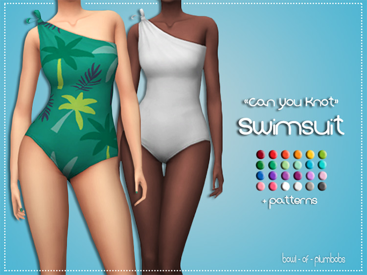 Can You Knot Swimsuit / Sims 4 CC
