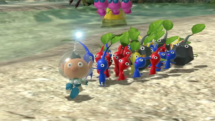 The Pikmin from Pikmin video game