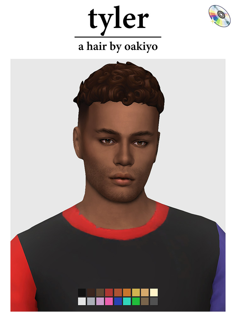 Tyler Hair Sims 4 CC