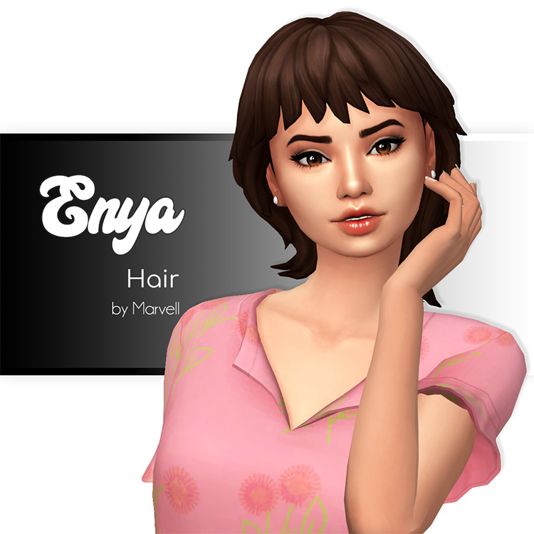 Enya Hair Sims 4 CC