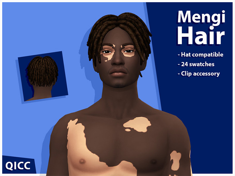 Mengi Hair for Sims 4