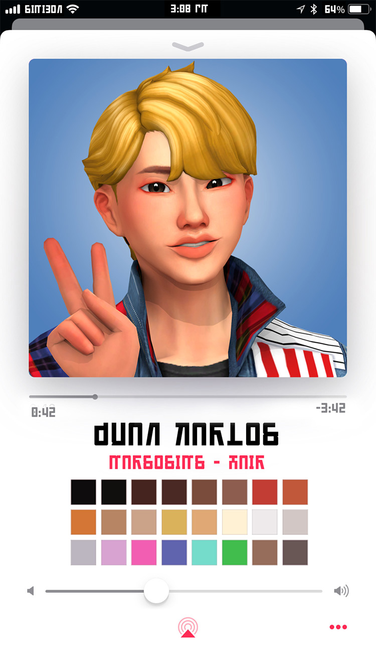 Juan Karlos Hair Sims 4 CC