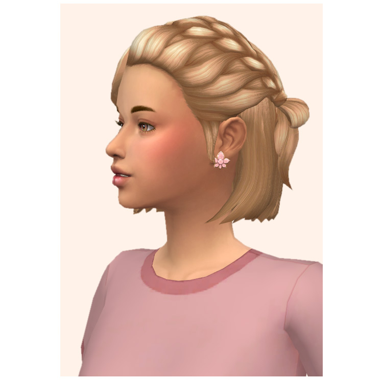 Flore Hair for Sims 4
