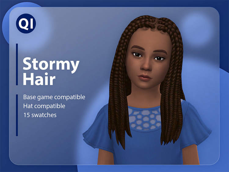 Stormy Hair TS4 CC