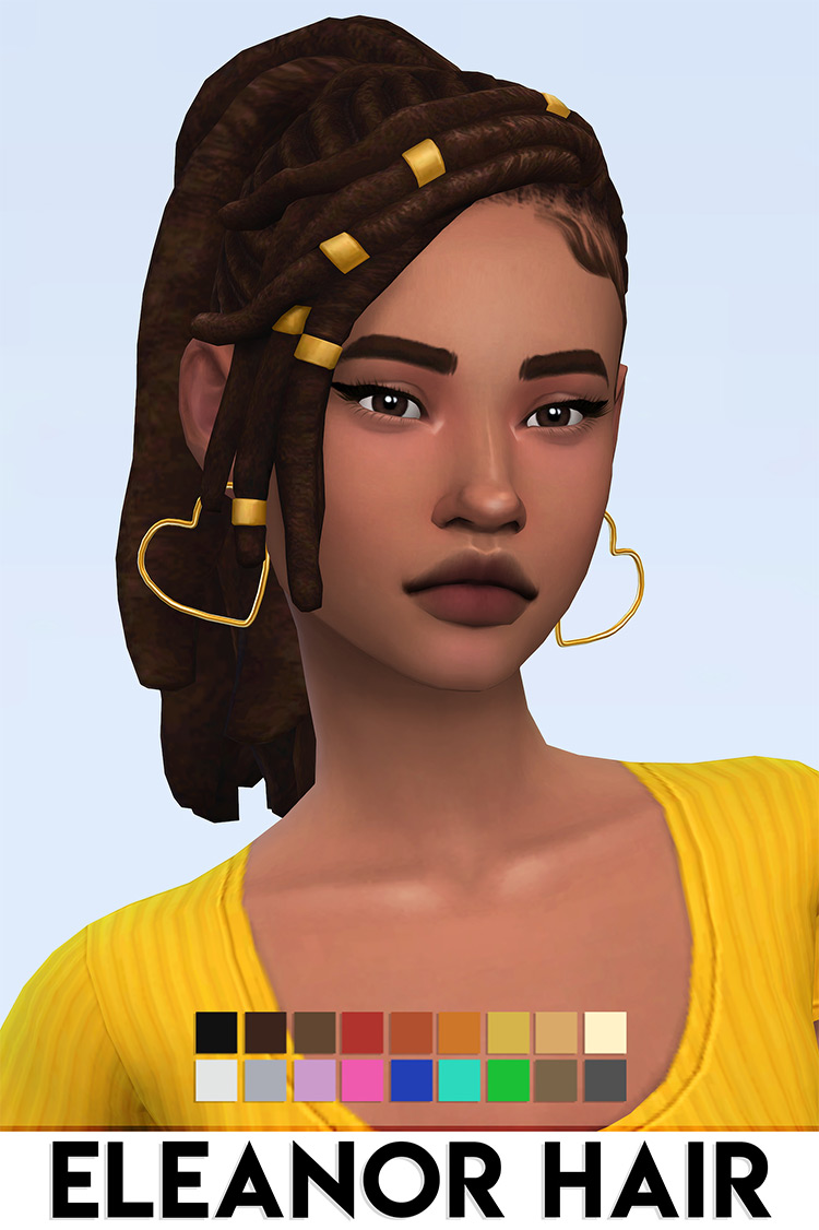 Eleanor Hair Sims 4 CC