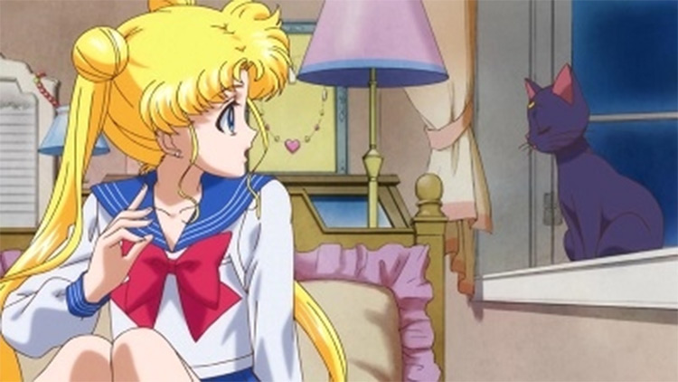 Usagi Tsukino in Sailor Moon screenshot