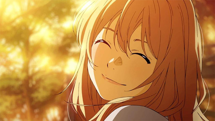 Kaori Miyazano in Your Lie in April anime