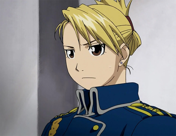 Riza Hawkeye in Fullmetal Alchemist anime