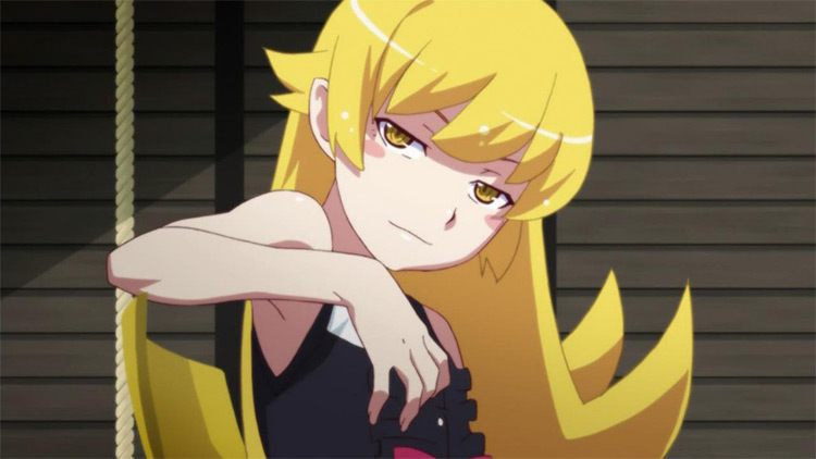 Shinobu in Bakemonogatari anime