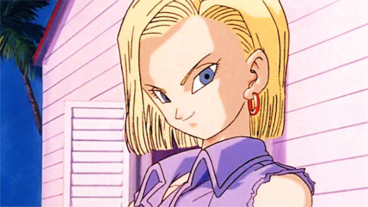 Android 18 in Dragon Ball Z anime