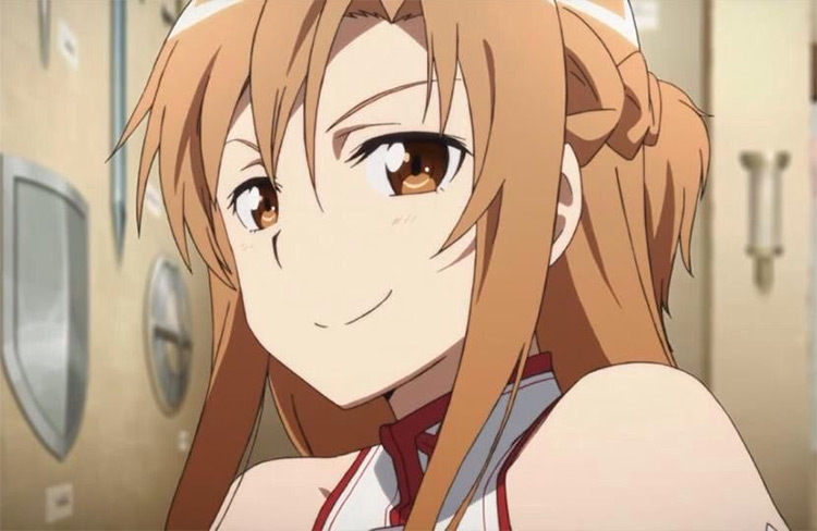 Asuna Yuuki in Sword Art Online anime