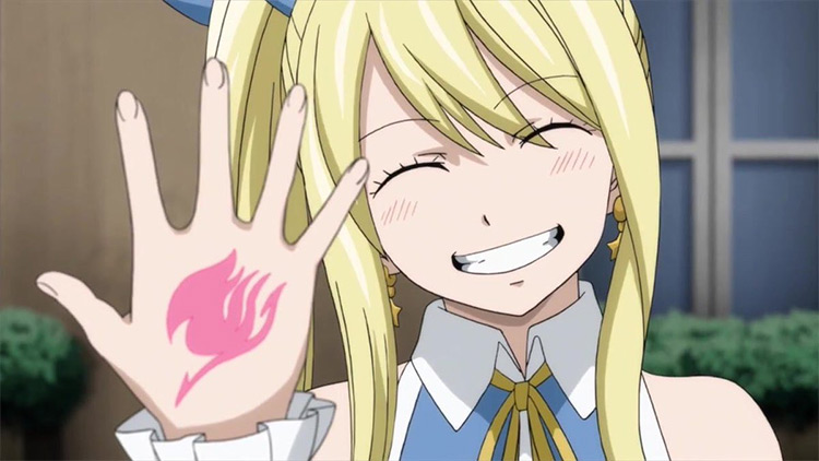Lucy Heartfilia in Fairy Tail anime