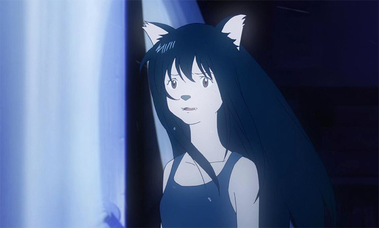 Yuki in Wolf Children anime