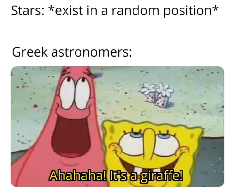 Its a giraffe meme