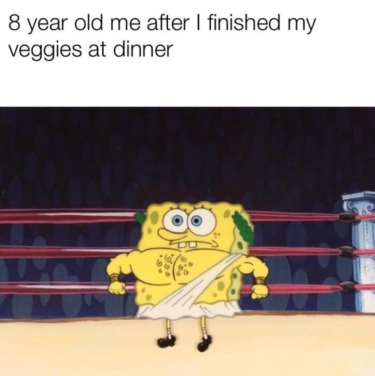 8 year old me SpongeBob meme