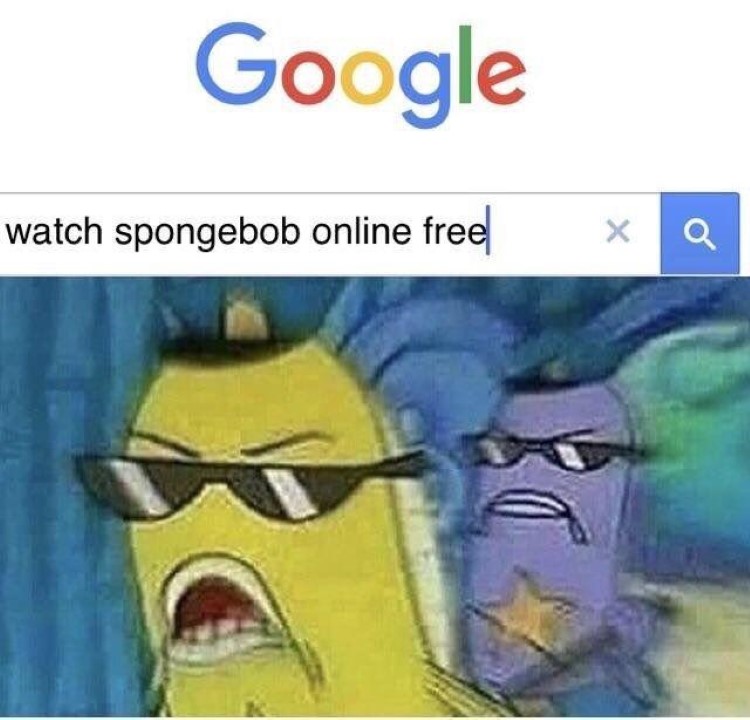 Spongebob police streaming meme