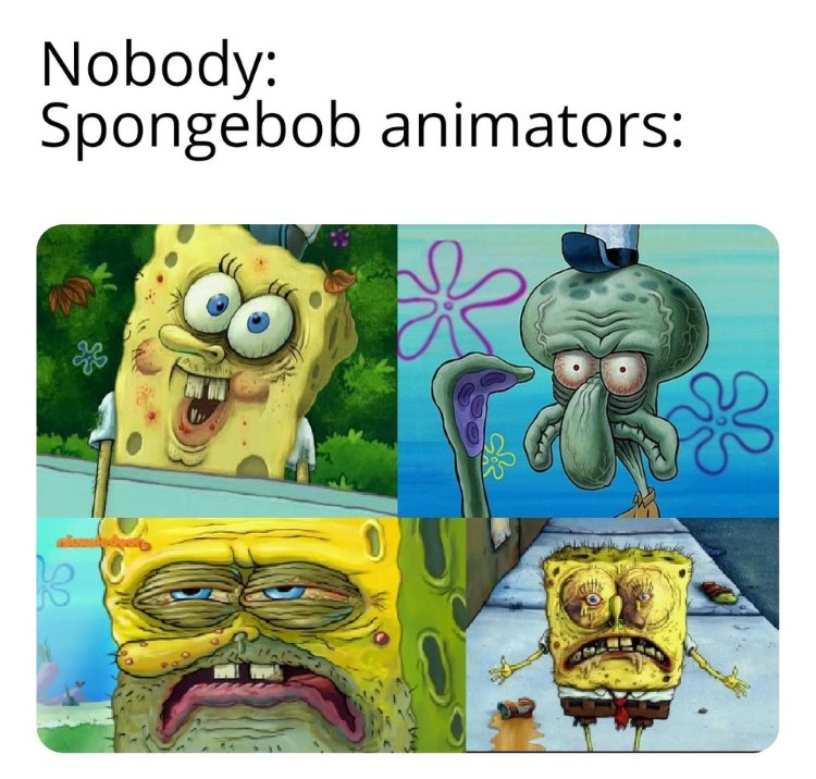 Bad SpongeBob animation ugly designs
