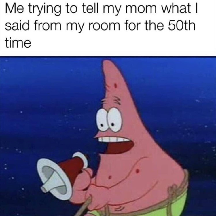 Tell mom from room meme