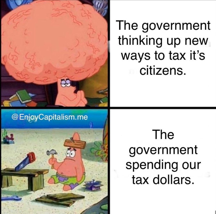 Patrick has big brain meme