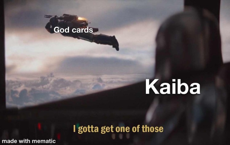 Kaiba god cards meme