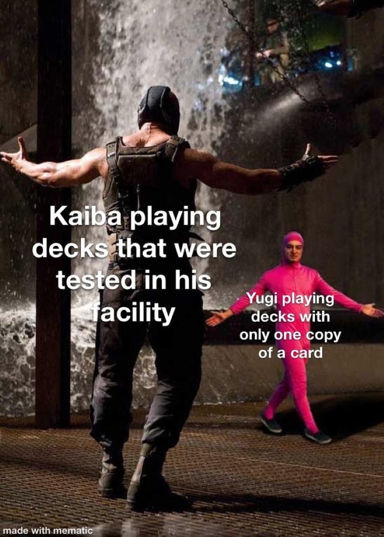 Kaiba playing yugi deck meme