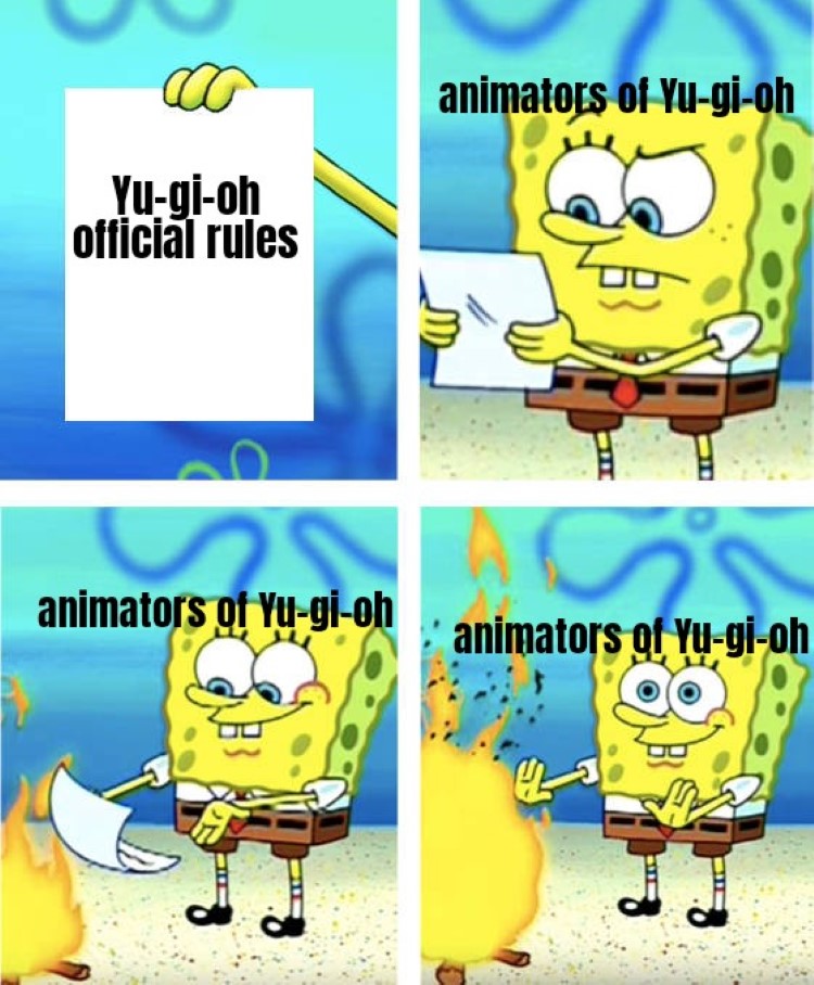 Animators of YGO dont care SpongeBob crossover