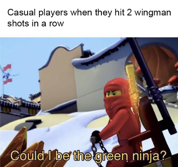 Casual players could I be green ninja