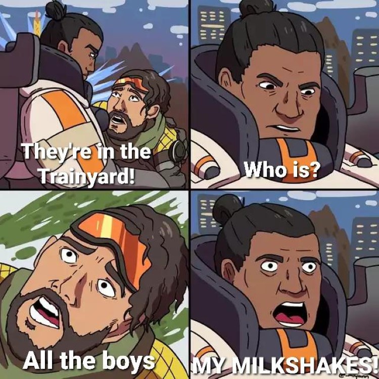 All the boys milkshakes meme