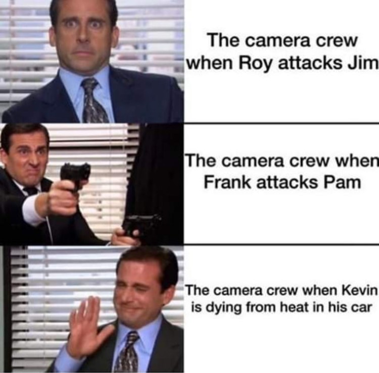 Roy attacks Jim funny