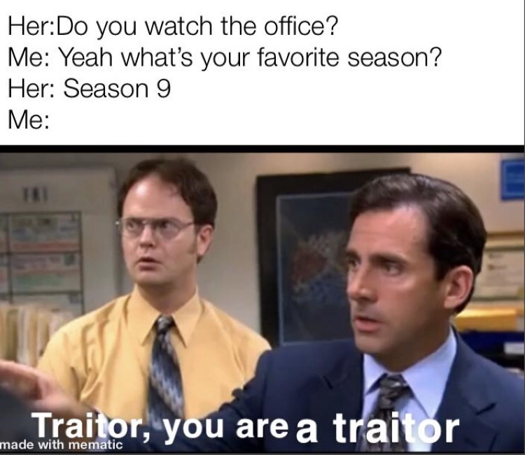 Do you watch the office