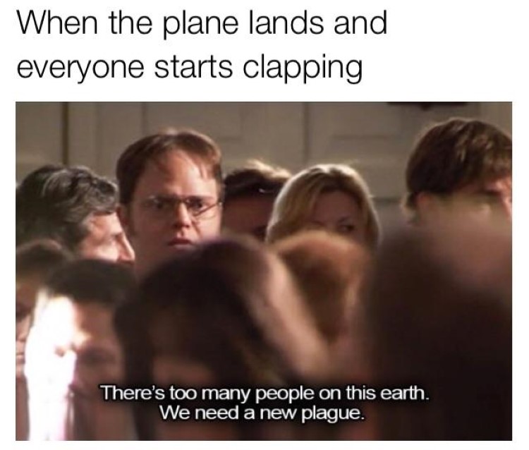 Everyone claps Dwight fewer people