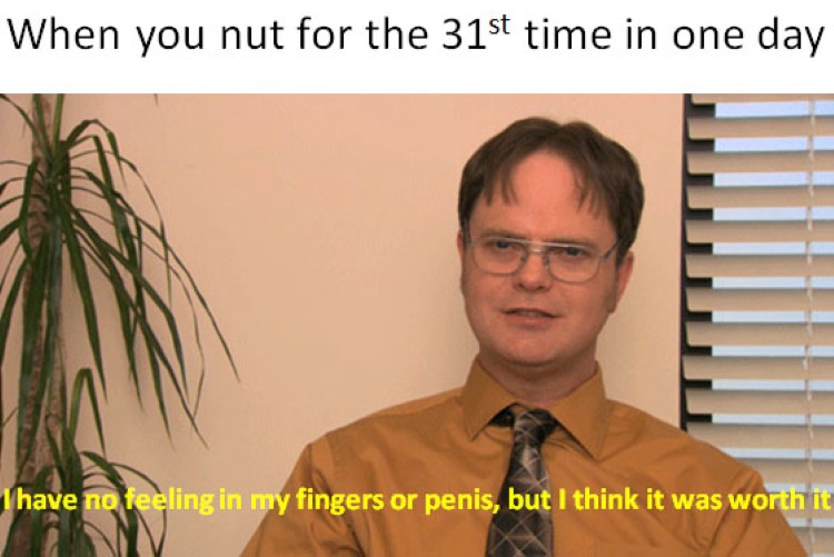 Dwight no feelings it was worth it