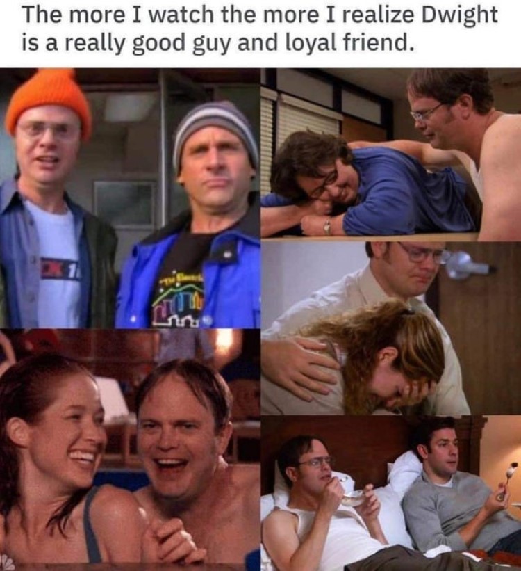 Dwight is loyal meme