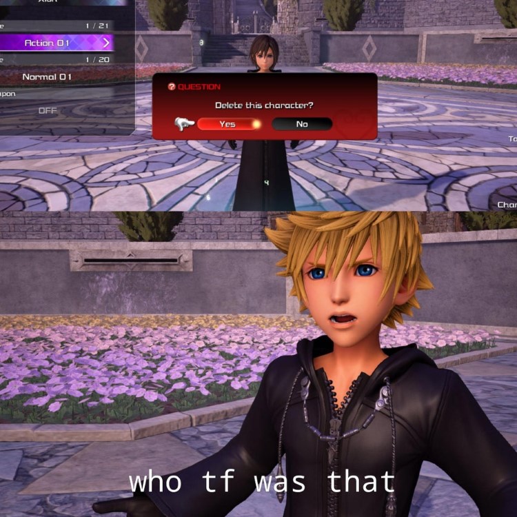 Delete xion who was that