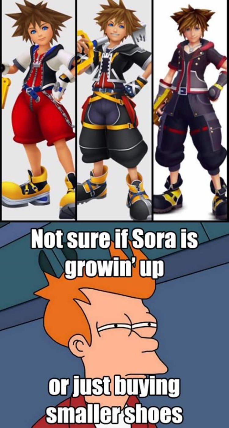 Soras shoes keep getting smaller