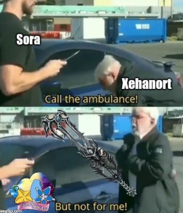 Sora Xehanort call ambulance not for me