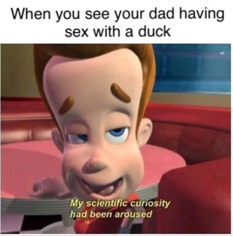 Dad loves a duck Jimmy Neutron joke