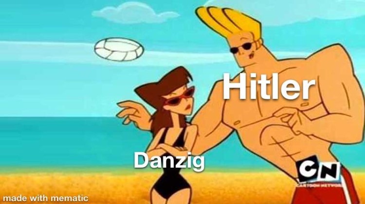 Hitler and Danzig JB meme